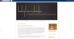Desktop Screenshot of holyhandouts.com